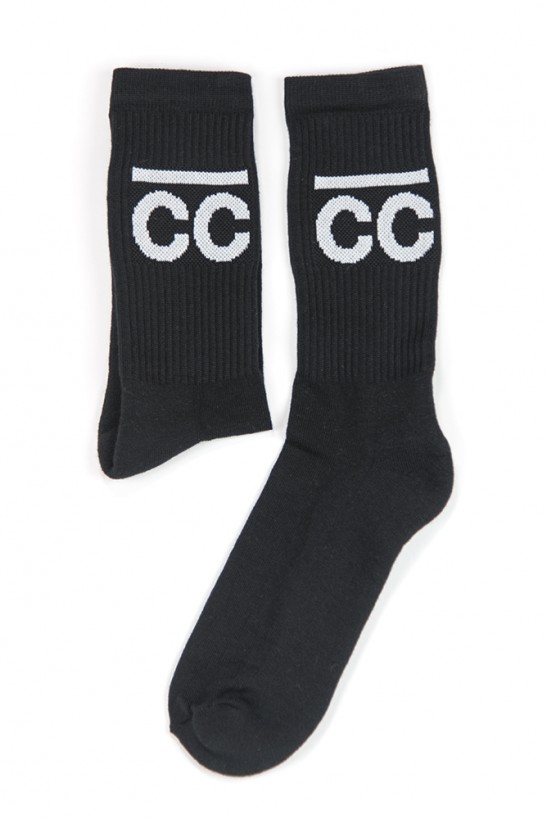 Socks Black with white CC logo Socks
