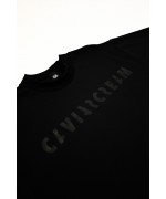 Black ''Caviar Cream'' oversized  essential T-shirt 