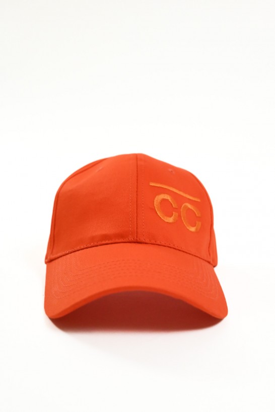 Orange cap with CC logo