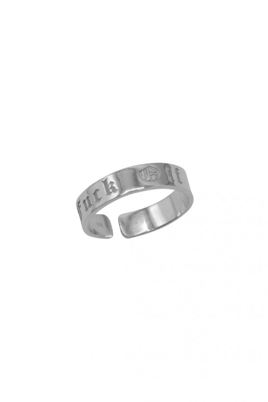 The “F U” ring  SILVER Jewelry