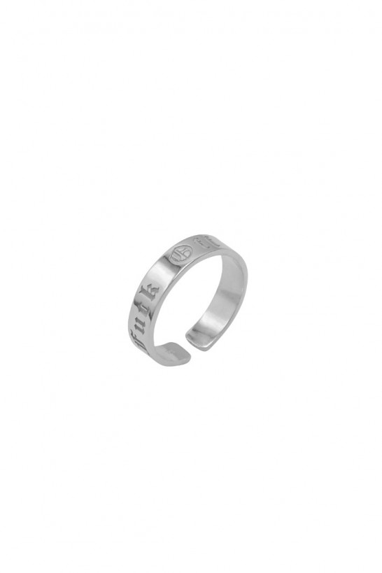 The “F U” ring  SILVER Jewelry