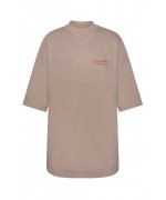 CC  BEIGE T-SHIRT "CALL MY ACCOUNTANT"  SUMMER HOUSE '23 COLLECTION 