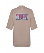 CC  BEIGE T-SHIRT "CALL MY ACCOUNTANT"  SUMMER HOUSE '23 COLLECTION 