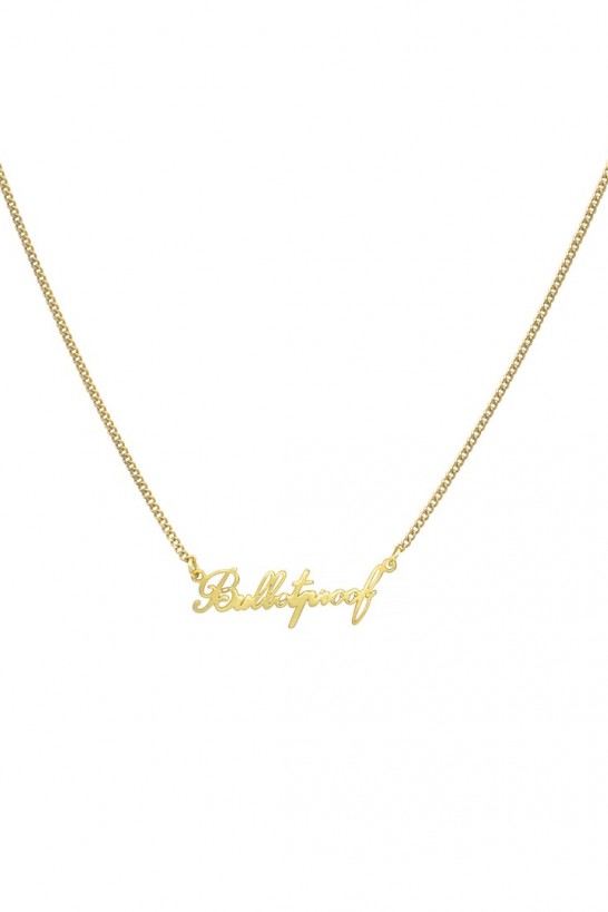 The “BulletProof “ necklace GOLD Jewelry