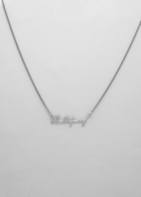  “BulletProof “ necklace SILVER
