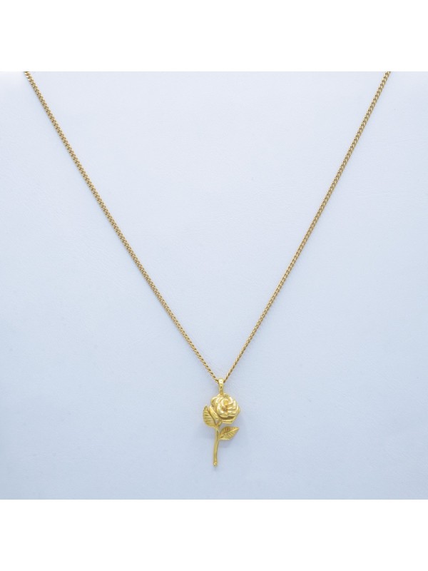  “Roses are gold” necklace GOLD