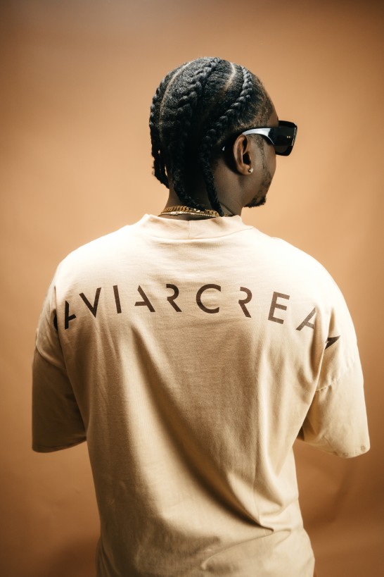 Neck-Back oversize brown sleeve T-shirt  - Brown logo (front/back) T-shirts