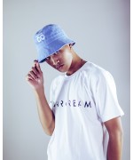 Blue bucket hat with white CC logo Hats